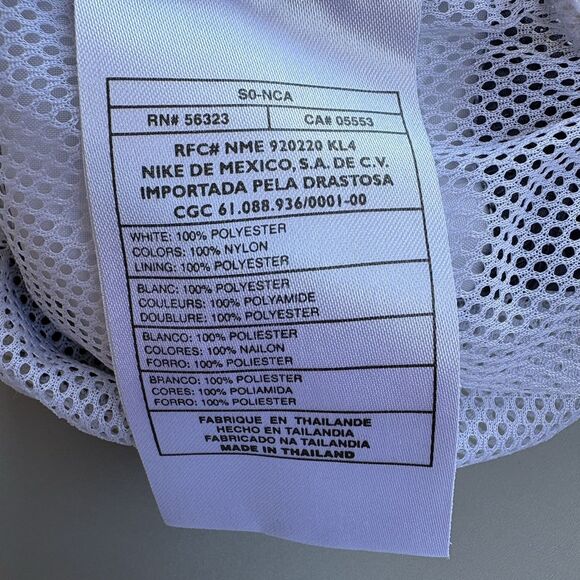 Vintage Nike Men Large Mesh Lined Athletic Shorts Spell Out Nylon Y2K 2000s - Picture 9 of 12